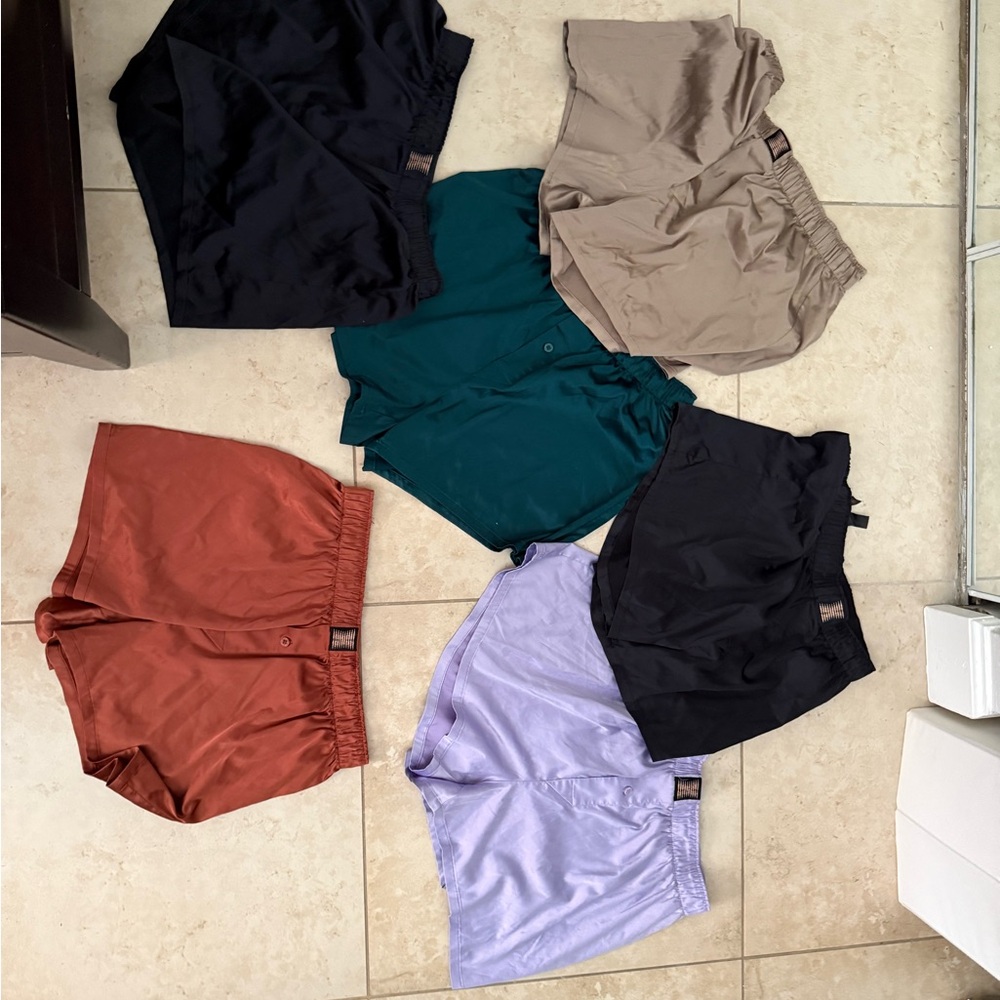 Savage X Fenty Boxer Shorts Set - 2 Black, Tan, Green, Rust, Lavender